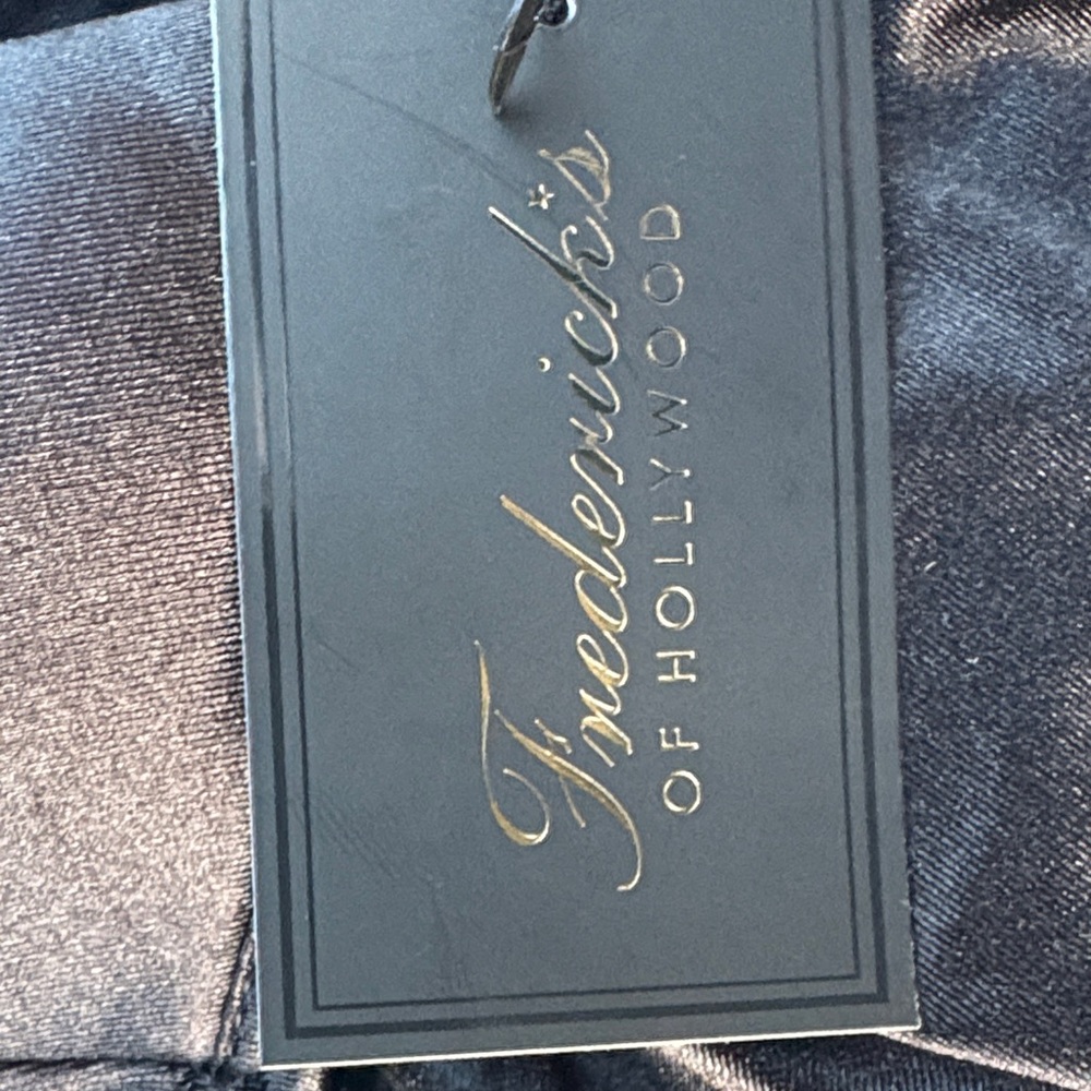 Frederick's of Hollywood Black Satin Bodysuit - Picture 8 of 8